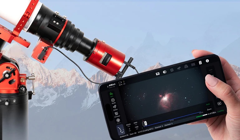 ZWO ASI 585MM Air（ASIAIR/ガイドチップ搭載/モノクロ冷却モデル