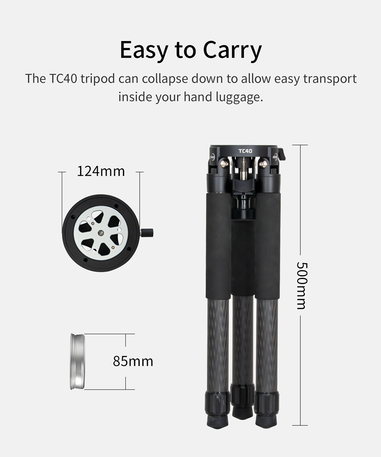 ZWO TC40カーボン三脚 ネイチャーショップKYOEI