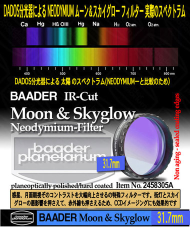 B368 NEODYMIUM ムーン＆スカイグローフィルター 31.7mm