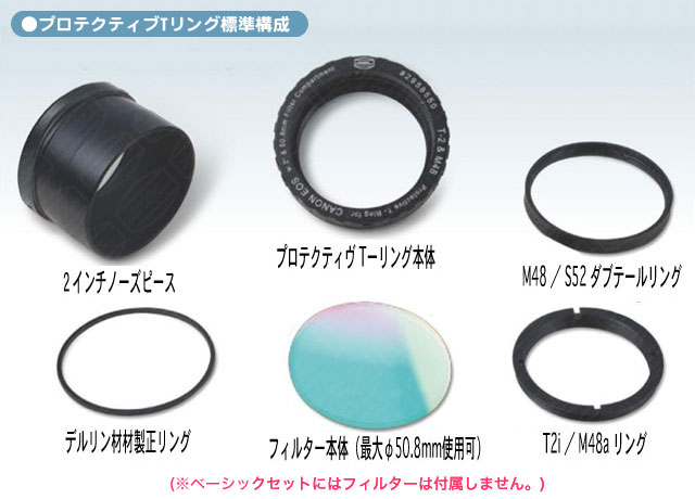 バーダー プロテクティブ・Tリング(クリアーフィルターセット