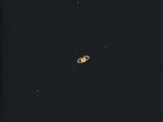 焦点距離2,000mmで撮影した土星の写り方