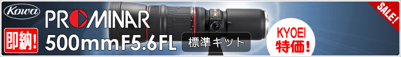 コーワ　PROMINAR 500mm F5.6 FL標準キット