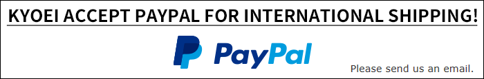 We accept PayPal for international shipping! Please send us an email. 

