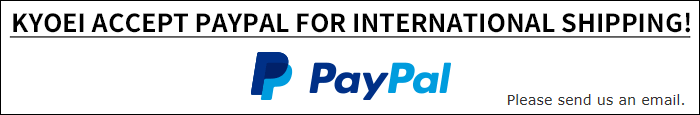 We accept PayPal for international shipping! Please send us an email. 
