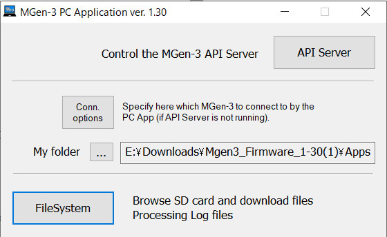 ラセルタMGEN3ファームウェアアップデート
