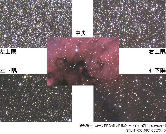 各部分のピクセル等倍画像