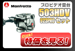 マンフロット 503HDV + スリック 923PRO 三脚セット