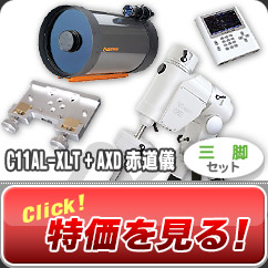 セレストロン/ビクセン　C11AL-XLT+AXD赤道儀・三脚セット